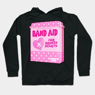 Broken Heart Band Aid Hoodie